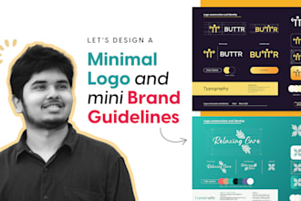design logo and brand style guide in 24 hrs