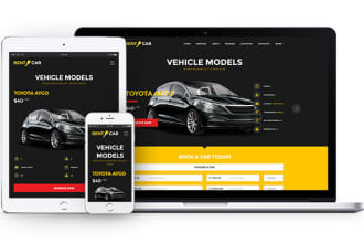 do custom car rental website