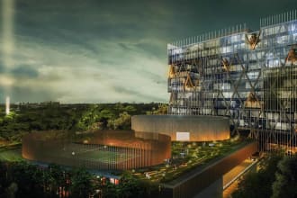 design a commercial hotel and resort