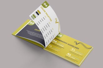 create a brand book, style guide, and brand guidelines