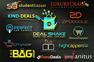 design online ecommerce store logo for your shopify website