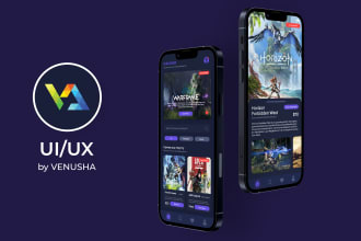 design professional UI UX mockups for apps and websites