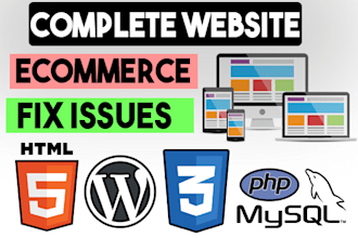 design and create complete responsive website