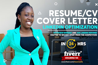 provide a professional resume writing service in 24 hours