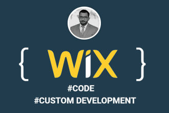 add custom functionality in wix with wix code, wix velo