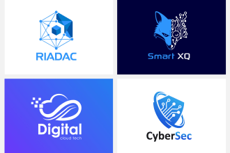do minimalist crypto tech software or  technology logo design