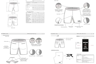 make a tech pack or technical sheet of your clothes