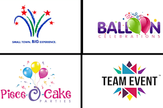 make nice event design birthday party logo