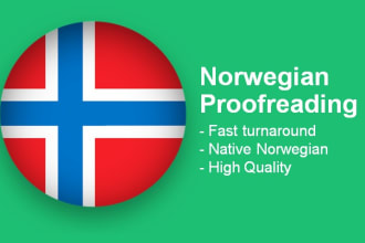 proofread your norwegian text