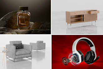 do 3d product modeling and rendering using blender