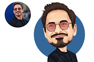 draw bighead cartoon caricature in 24 hours