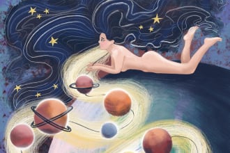 draw book illustrations or cover illustration