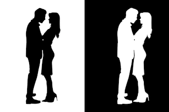 draw cool silhoutte, stencil in 24 hours