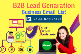 do b2b lead generation, gathering contacts list