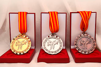 create 3d models of dog tags and medals