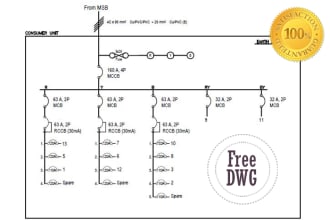 draw single line diagrams of your electrical design