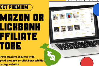 create  clickbank affiliate website or clickbank landing page