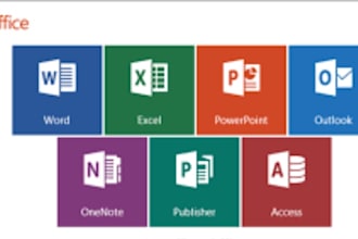create office documents in word, excel, powerpoint, access