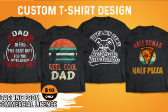 do your graphic tshirt design or  typography tshirt design