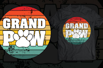 create an eye catching custom retro, vintage t shirt design