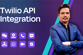 do twilio api integration for SMS calls IVR chatbot frontline and video