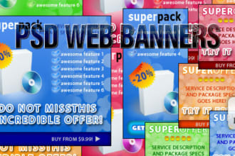 design custom header graphics, banners or Facebook covers for your site