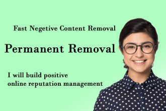 build positive online reputation management for individuals or brands