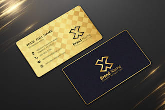 do business card and visiting card design for print ready