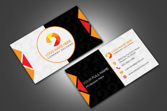 do business card and visiting card design for print ready