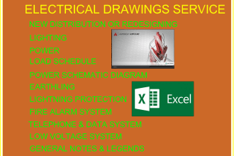prepare electrical drawings and load calculations