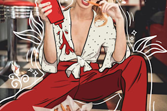 draw creative doodles over your photo