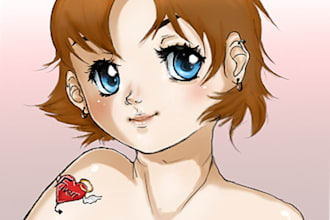 draw you as an Anime character