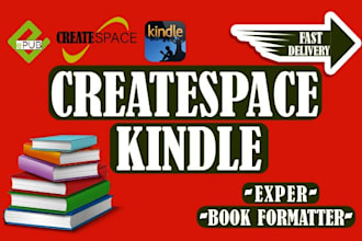 createspace paperback  formatting  kindle ebook formatting