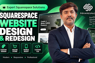 design or redesign a squarespace website