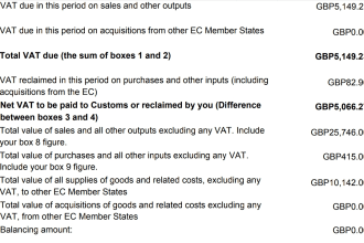 do UK hmrc vat return filing