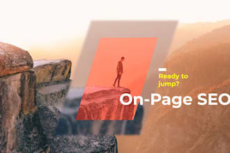 optimize your SEO for your website, etsy, wordpress, speed up your landing page