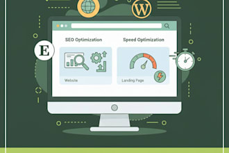 optimize your SEO for your website, etsy, wordpress, speed up your landing page