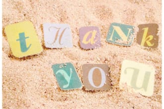 write a thank you so good they want to write a thank you for it