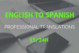 translate english to spanish