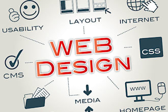 design responsive website with web development