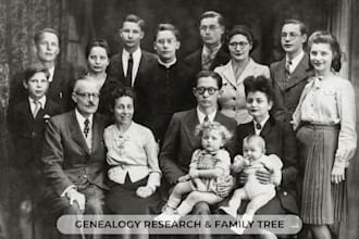 conduct genealogy research to trace your family tree
