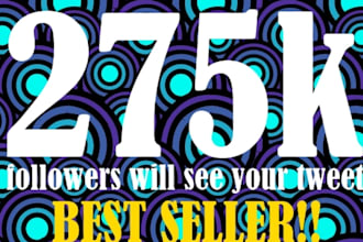 share your Facebook, company, business, blog to 275,000 followers on Twitter