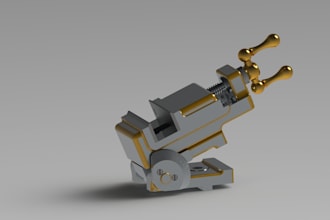 work in cad designing through solidworks