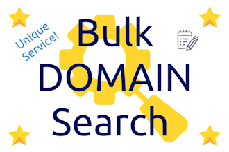 assist you for your bulk domain search