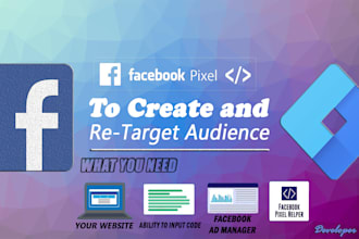 install facebook pixel and remarketing