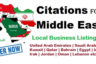 do best citations for saudi arabia, uae and all middle east