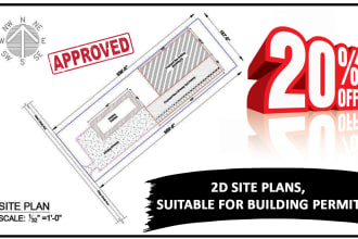 draw site plan from google maps for permit