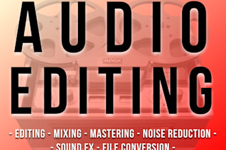 professionally edit your audio files