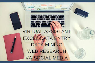 be your virtual assistant and typing job