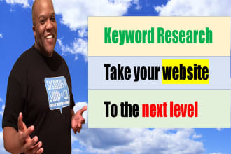 do SEO targeted keyword research for your website